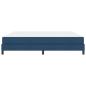 Preview: Boxspringbett Sonstiges Blau 200 x 200 cm Stoff