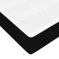 Preview: Boxspringbett Schwarz, Schwarz 90 x 190 cm Stoff, Ingenieurholz