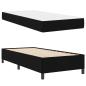 Preview: Boxspringbett Schwarz 90 x 190 cm Stoff