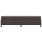 Preview: Boxspringbett Dunkelbraun 90 x 200 cm Stoff
