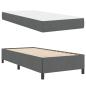 Preview: Boxspringbett Dunkelgrau, Schwarz 100 x 200 cm