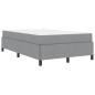 Preview: Boxspringbett Hellgrau, Schwarz 120 x 190 cm