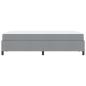 Preview: Boxspringbett Hellgrau, Schwarz 120 x 190 cm