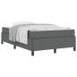 Preview: Boxspringbett Dunkelgrau, Schwarz 120 x 190 cm