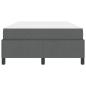 Preview: Boxspringbett Dunkelgrau, Schwarz 120 x 190 cm