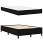 Preview: Boxspringbett Schwarz, Schwarz 120 x 190 cm