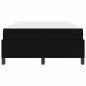 Preview: Boxspringbett Schwarz, Schwarz 120 x 190 cm