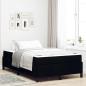 Preview: ARDEBO.de - Boxspringbett Schwarz, Schwarz 120 x 200 cm