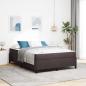 Preview: ARDEBO.de - Boxspringbett Braun 140 x 190 cm Stoff, Ingenieurholz