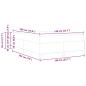 Preview: Boxspringbett Braun 140 x 190 cm Stoff, Ingenieurholz
