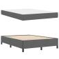 Preview: Boxspringbett Dunkelgrau, Schwarz 140 x 200 cm