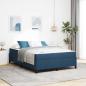 Preview: ARDEBO.de - Boxspringbett Hellgrau, Schwarz 140 x 200 cm