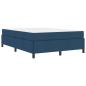 Preview: Boxspringbett Hellgrau, Schwarz 140 x 200 cm