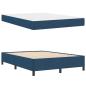 Preview: Boxspringbett Hellgrau, Schwarz 140 x 200 cm