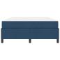 Preview: Boxspringbett Hellgrau, Schwarz 140 x 200 cm