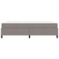 Preview: Boxspringbett Taupe, Schwarz 160 x 200 cm Stoff, Ingenieurholz