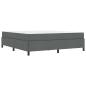 Preview: Boxspringbett Dunkelgrau, Schwarz 180 x 200 cm