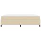 Preview: Boxspringbett Creme, Schwarz 180 x 200 cm Stoff, Ingenieurholz