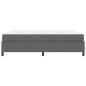 Preview: Boxspringbett Dunkelgrau, Schwarz 200 x 200 cm