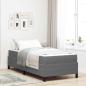 Preview: ARDEBO.de - Bettgestell Sonstiges Hellgrau 90 x 190 cm Cordstoff