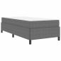 Preview: Bettgestell Sonstiges Hellgrau 90 x 190 cm Cordstoff