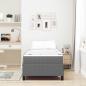 Preview: Bettgestell Sonstiges Hellgrau 90 x 190 cm Cordstoff