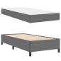Preview: Bettgestell Sonstiges Hellgrau 90 x 190 cm Cordstoff