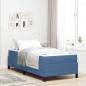 Preview: ARDEBO.de - Bettgestell Sonstiges Blau 90 x 200 cm Cordstoff