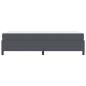 Preview: Bettgestell Sonstiges Dunkelgrau 100 x 200 cm Cordstoff