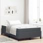 Preview: ARDEBO.de - Bettgestell Sonstiges Dunkelgrau 120 x 200 cm Cordstoff