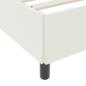 Preview: Bettgestell Sonstiges Creme 120 x 200 cm Cordstoff