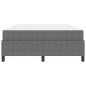 Preview: Bettgestell Sonstiges Hellgrau 140 x 190 cm Cordstoff