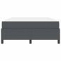 Preview: Bettgestell Sonstiges Dunkelgrau 140 x 190 cm Cordstoff