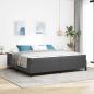 Preview: ARDEBO.de - Bettgestell Sonstiges Dunkelgrau 100 x 200 cm Cordstoff