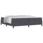 Preview: Bettgestell Sonstiges Dunkelgrau 100 x 200 cm Cordstoff