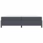 Preview: Bettgestell Sonstiges Dunkelgrau 100 x 200 cm Cordstoff