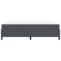 Preview: Bettgestell Sonstiges Dunkelgrau 100 x 200 cm Cordstoff