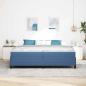 Preview: Bettgestell Sonstiges Blau 100 x 200 cm Cordstoff