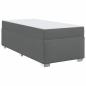 Preview: Bettgestell Sonstiges Dunkelgrau 80 x 200 cm Stoff