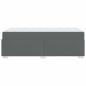 Preview: Bettgestell Sonstiges Dunkelgrau 80 x 200 cm Stoff