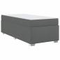 Preview: Bettgestell Sonstiges Dunkelgrau 80 x 200 cm Stoff