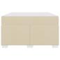 Preview: Bettgestell Sonstiges Creme 120 x 190 cm Stoff