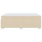 Preview: Bettgestell Sonstiges Creme 120 x 190 cm Stoff