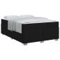 Preview: ARDEBO.de - Bettgestell Sonstiges Schwarz 140 x 200 cm Stoff