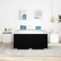 Preview: Bettgestell Sonstiges Schwarz 140 x 200 cm Stoff