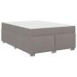 Preview: Bettgestell Sonstiges Taupe 160 x 200 cm Stoff