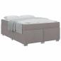 Preview: Bettgestell Sonstiges Taupe 160 x 200 cm Stoff