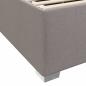 Preview: Bettgestell Sonstiges Taupe 160 x 200 cm Stoff