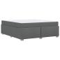 Preview: Bettgestell Sonstiges Dunkelgrau 180 x 200 cm Stoff