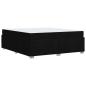 Preview: Bettgestell Sonstiges Schwarz 180 x 200 cm Stoff